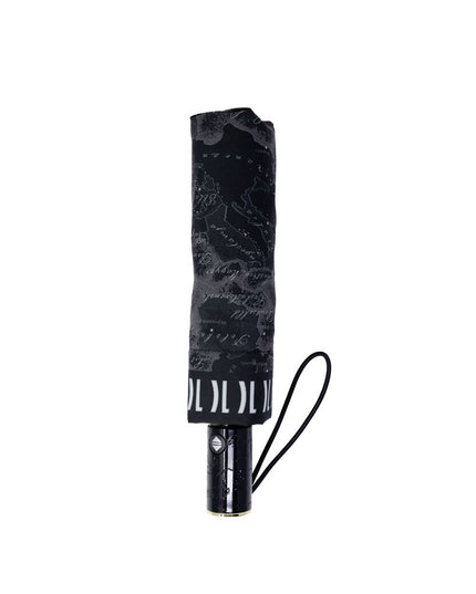 Alviero Martini Prima Classe Black Nylon Umbrella