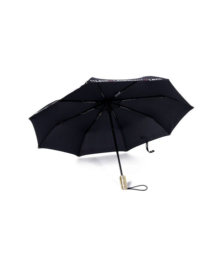 Alviero Martini Prima Classe Black Nylon Umbrella