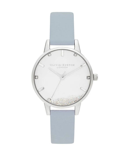 Olivia Burton Blue Artificial Leather Dress Watch