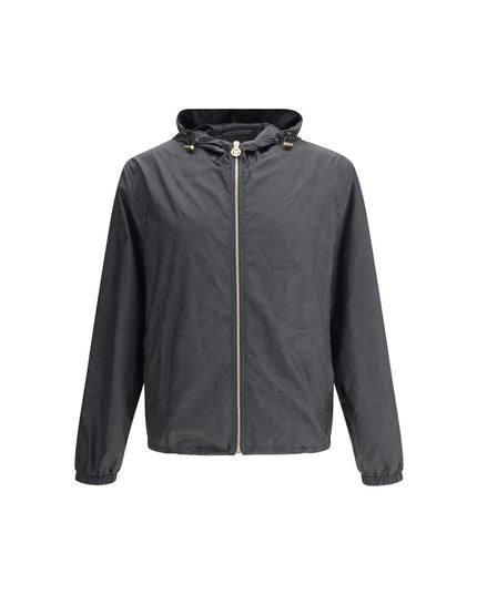 Versace Black Polyester Shell Jacket