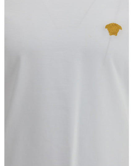 Versace White Cotton T-Shirt