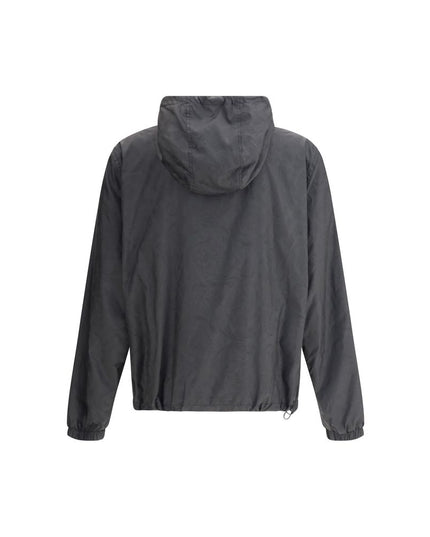 Versace Black Polyester Shell Jacket