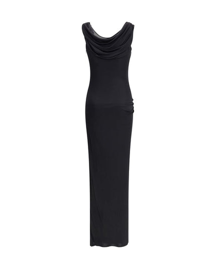 Versace Black Viscose Casual Dress