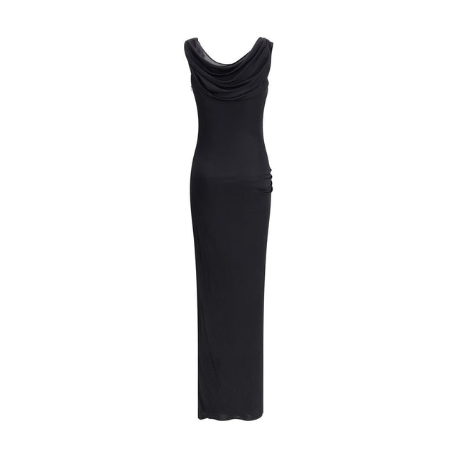 Versace Black Viscose Casual Dress