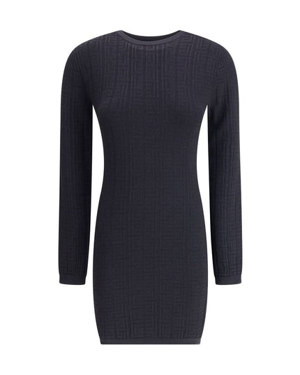 Balmain Black Viscose Casual Dress