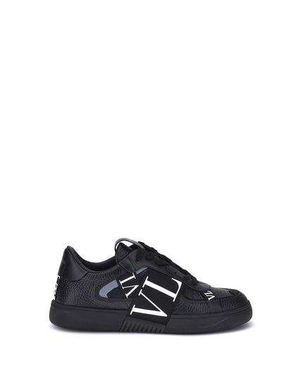 Valentino Garavani Black Rubber Low Top Sneakers