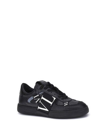 Valentino Garavani Black Rubber Low Top Sneakers