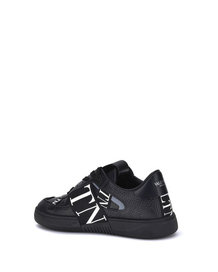 Valentino Garavani Black Rubber Low Top Sneakers