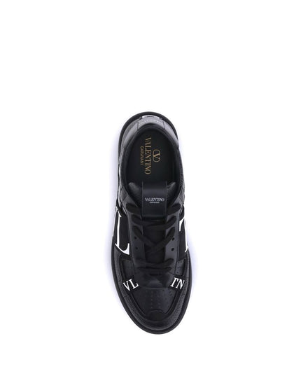 Valentino Garavani Black Rubber Low Top Sneakers