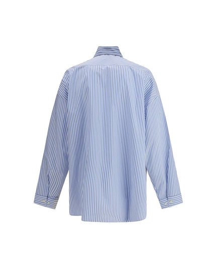 Marni Light Blue Cotton Pattern Shirt
