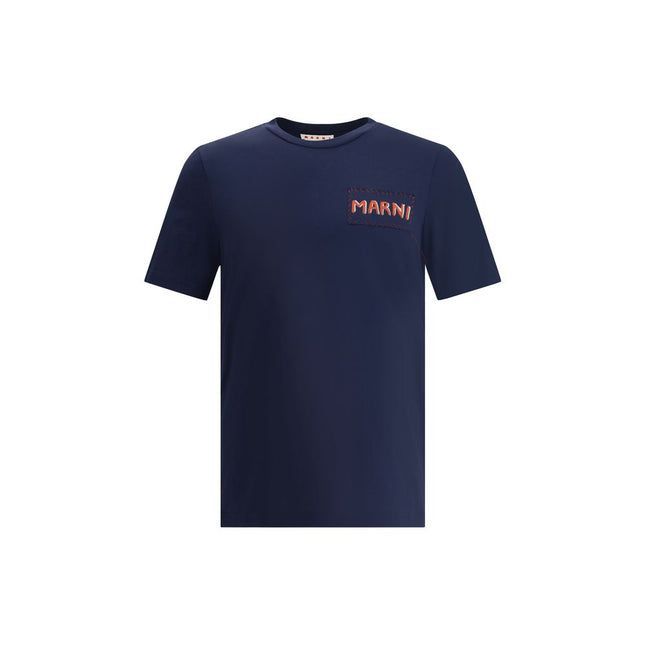 Marni Blue Cotton T-Shirt