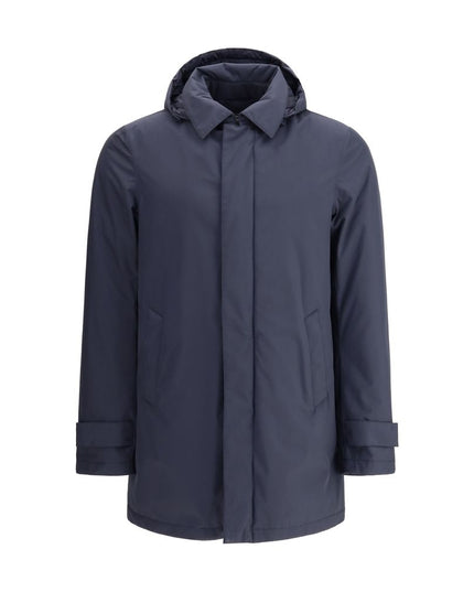 Herno Blue Goose Down Coat