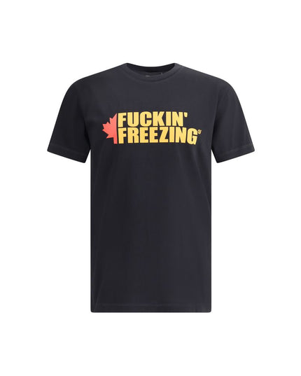 Dsquared² Black Cotton T-Shirt