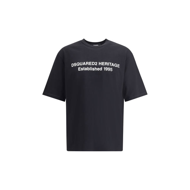 Dsquared² Black Cotton T-Shirt