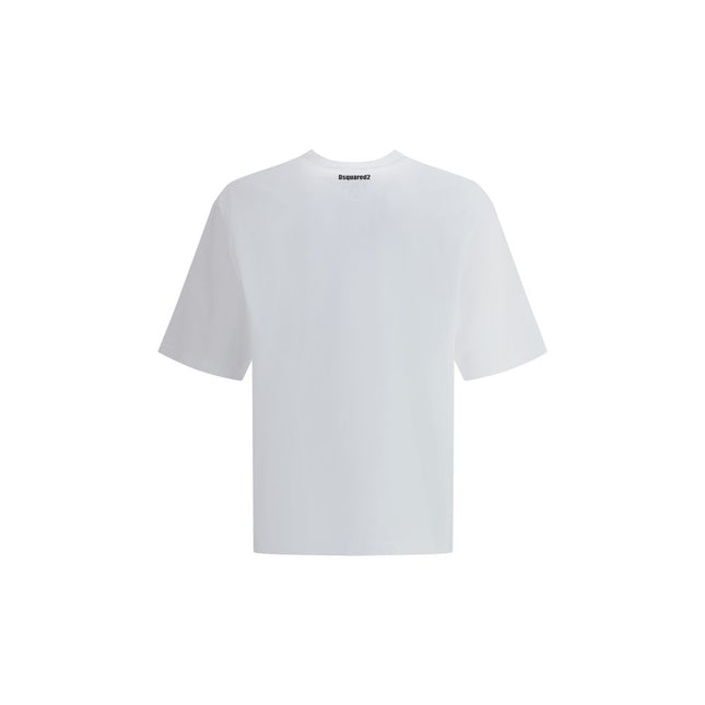 Dsquared² White Cotton T-Shirt