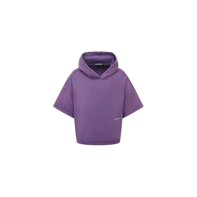 Hinnominate Purple Cotton Women Hoodie