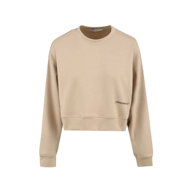 Hinnominate Beige Modal Women Sweater