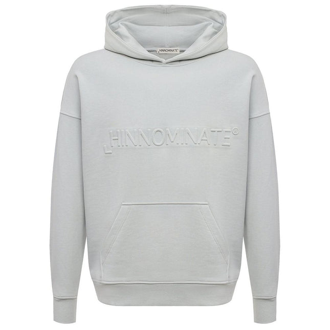 Hinnominate Gray Cotton Men Hoodie