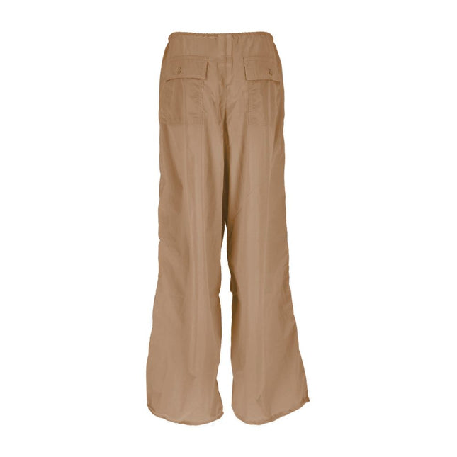 Hinnominate Brown Nylon Women Trouser