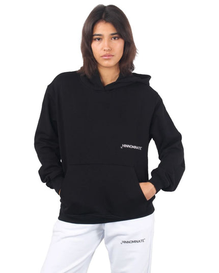 Hinnominate Black Cotton Women Hoodie