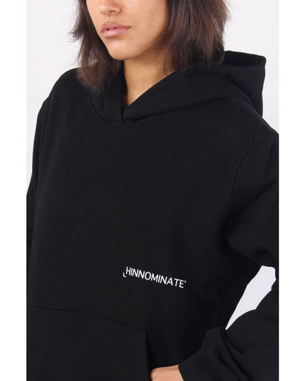 Hinnominate Black Cotton Women Hoodie