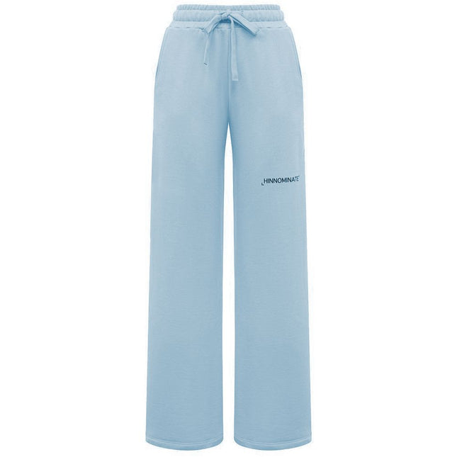 Hinnominate Blue Cotton Women Palazzo Pants