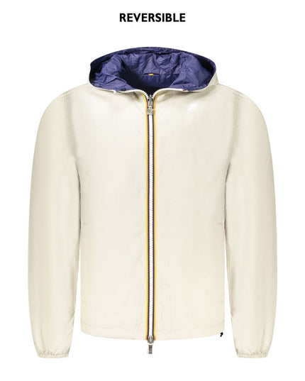 K-WAY Beige Nylon Men's Jacket
