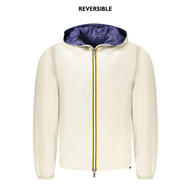 K-WAY Beige Nylon Men's Jacket
