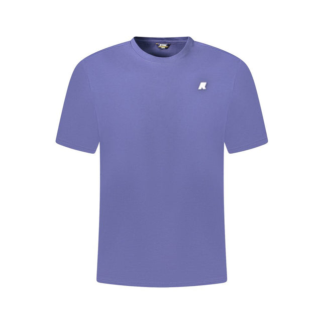 K-WAY Blue Cotton Men T-Shirt