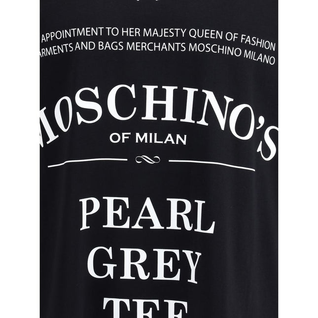 Moschino Black Cotton T-Shirt