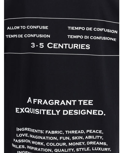 Moschino Black Cotton T-Shirt