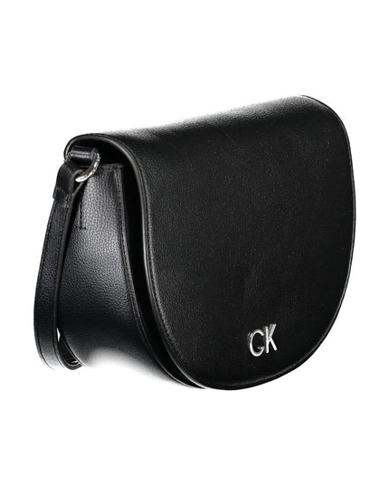 Calvin Klein Nero Poliuretano Women Shoulder Bag