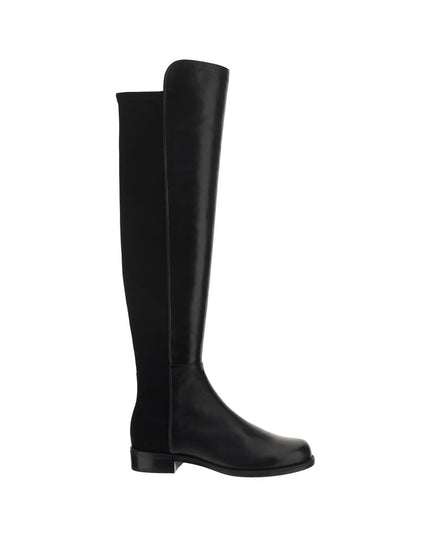 Stuart Weitzman Black Rubber Over The Knee