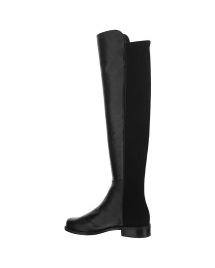 Stuart Weitzman Black Rubber Over The Knee