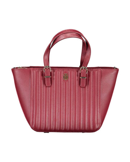 Tommy Hilfiger Red Polyurethane Women Handbag