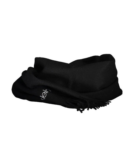 Calvin Klein Black Polyester Scarf