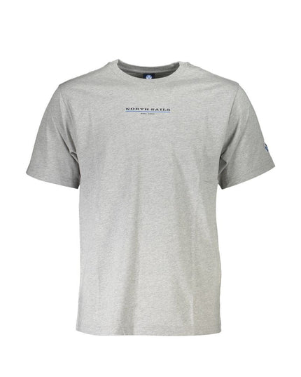 North Sails Gray Cotton T-Shirt
