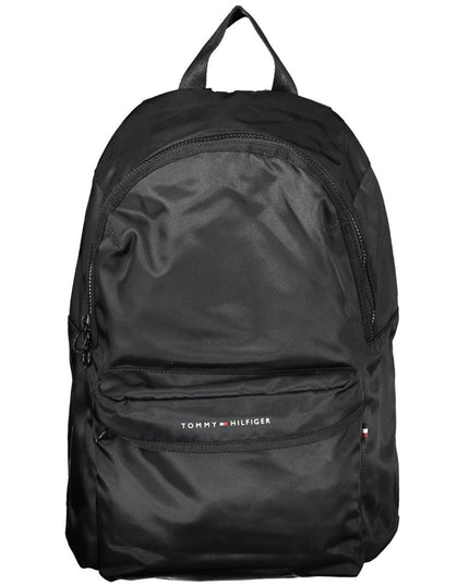Tommy Hilfiger Black Polyester Backpack