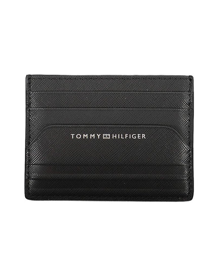 Tommy Hilfiger Black Leather Men Wallet