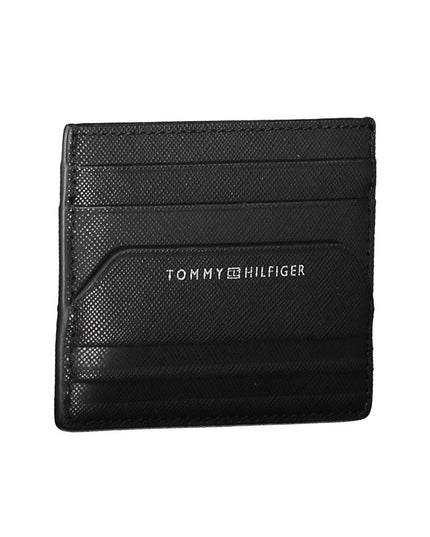 Tommy Hilfiger Black Leather Men Wallet