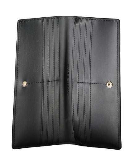 Tommy Hilfiger Black Polyurethane Women Wallet