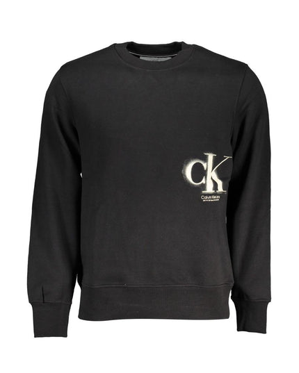 Calvin Klein Black Cotton Men Sweater