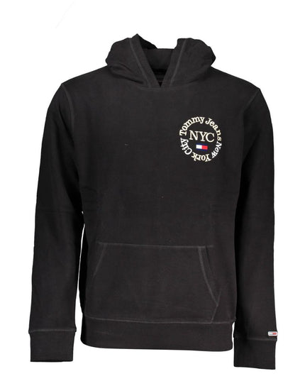 Tommy Hilfiger Black Cotton Men Sweater