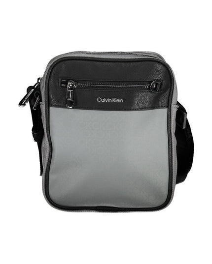 Calvin Klein Gray Polyester Shoulder Bag