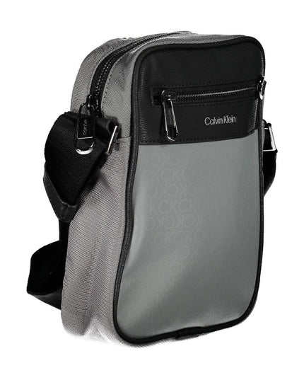 Calvin Klein Gray Polyester Shoulder Bag