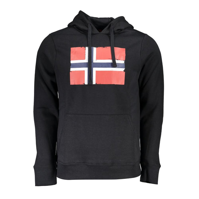 Norway 1963 Black Cotton Men Sweater