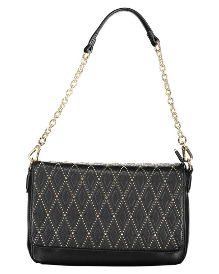 Mario Valentino Black Polyurethane Women Handbag