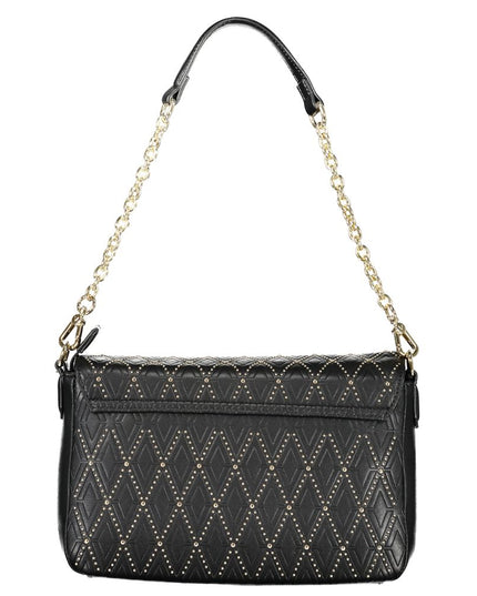 Mario Valentino Black Polyurethane Women Handbag