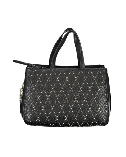 Mario Valentino Black Polyurethane Women Handbag