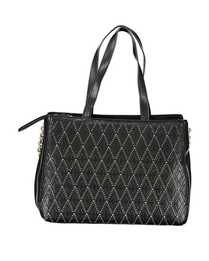 Mario Valentino Black Polyurethane Women Handbag